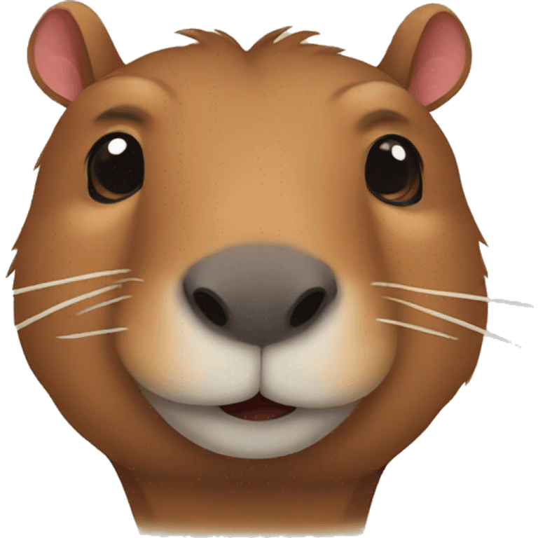 happy capibara emoji