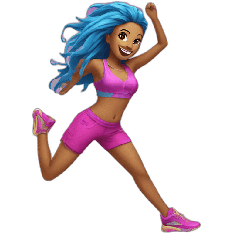 Laura Maidana Zumba emoji