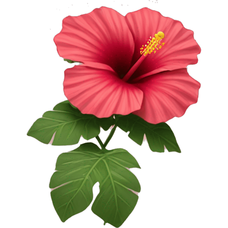 Hibiscus flower emoji