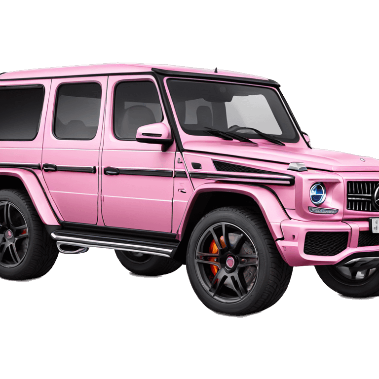 Mercedes-Benz G63 AMG pink emoji