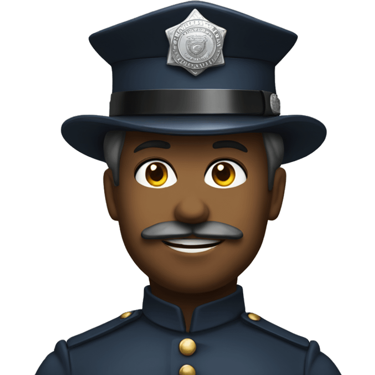 Victorian era police officer emoji