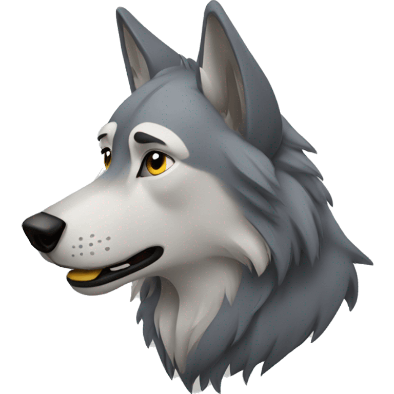 loup adn emoji