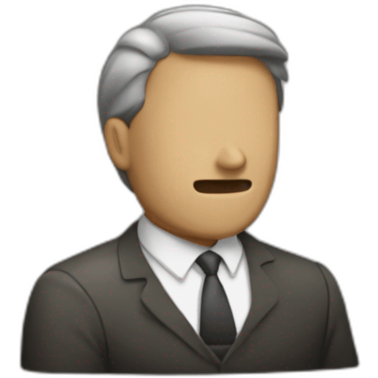 Hombre haciendo press banca emoji