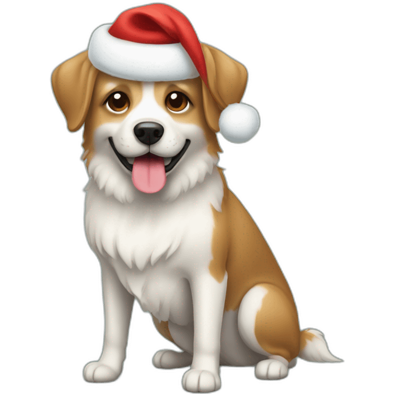 Honden kerstboom  emoji