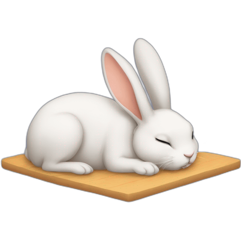 Lapin qui dort emoji