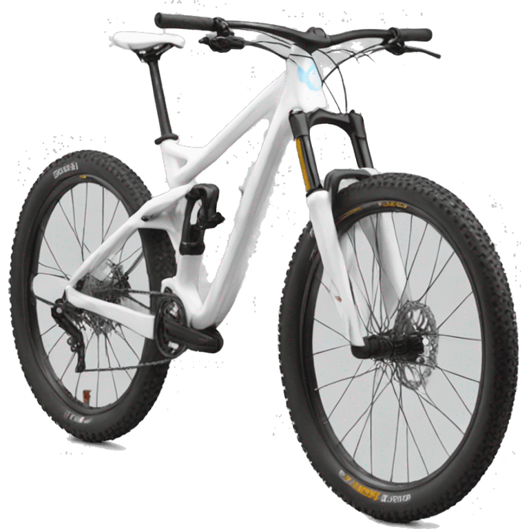 white mountanbike emoji