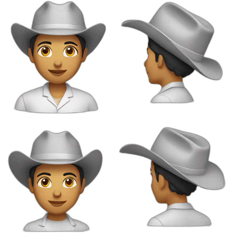 moroccan doctor hijabi with a cowboy hat emoji