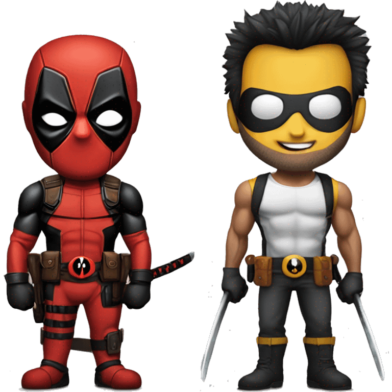 Deadpool and wolverine  emoji