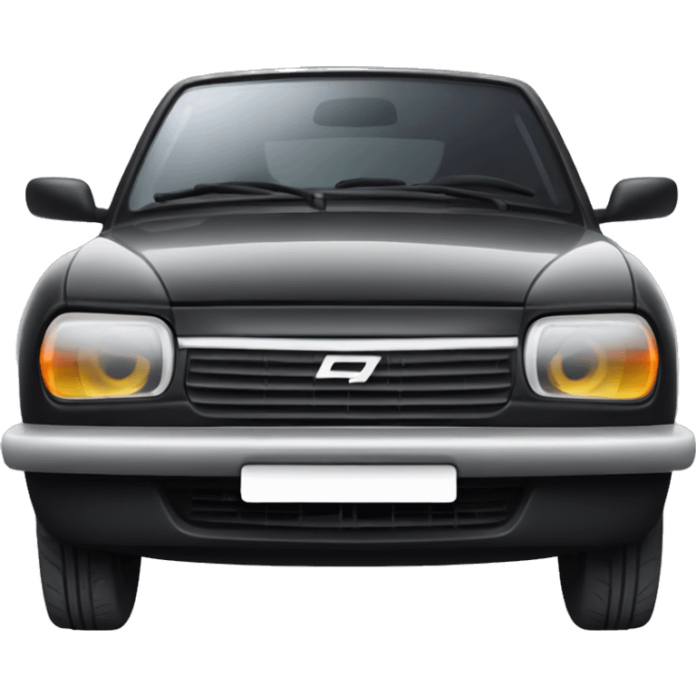 Lada Granta's Black Car emoji