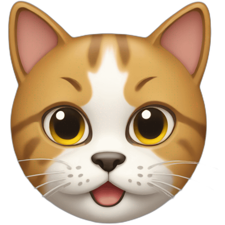 Gato irritado emoji