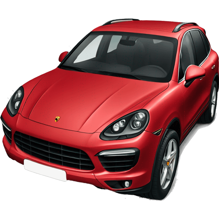 red porsche cayenne  emoji