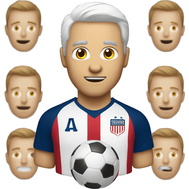 USA white man soccer emoji