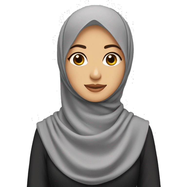 juragan perempuan hijab emoji