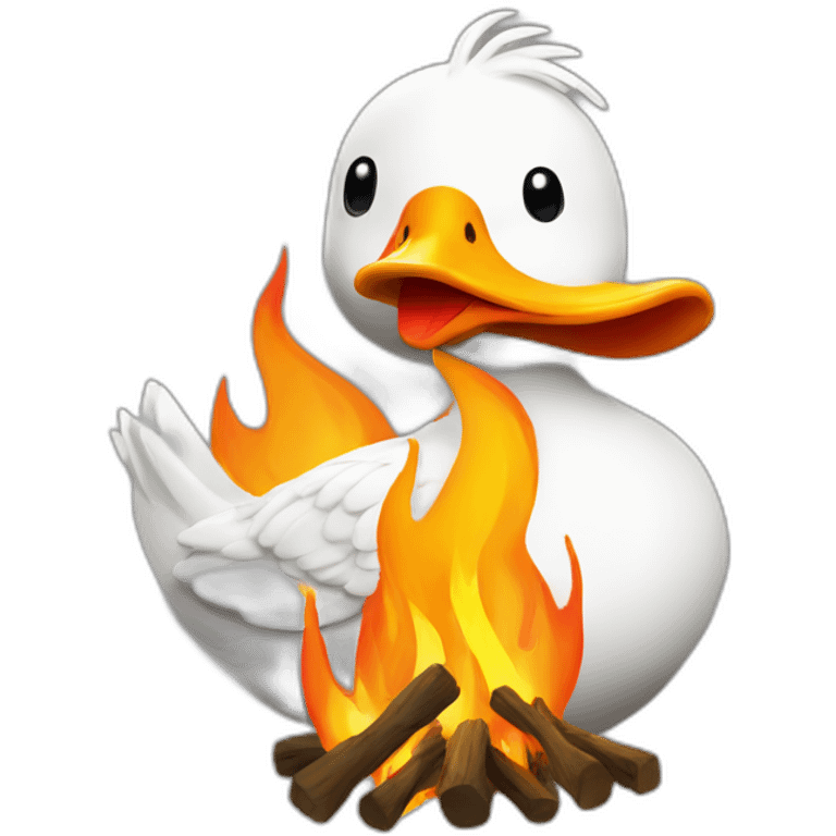 fire duck caching db emoji