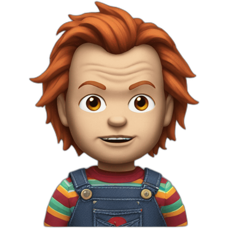 Bold chucky emoji