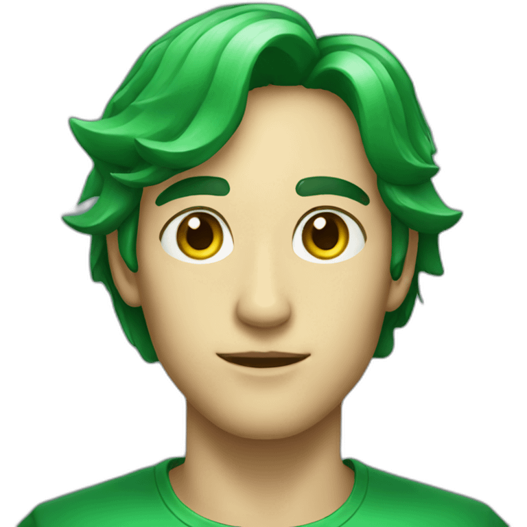 green emerald emoji