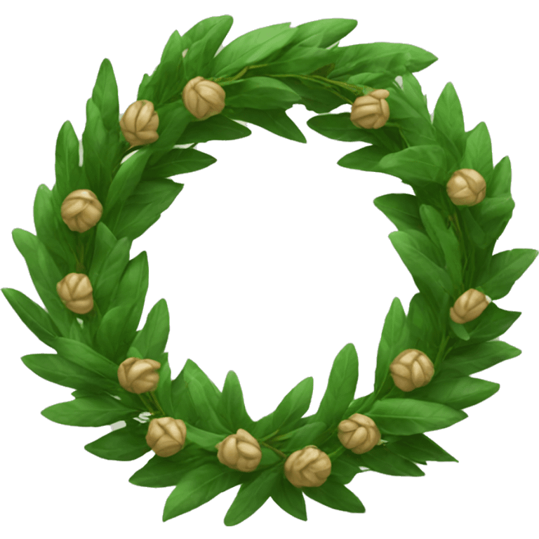 wreath of laurel emoji