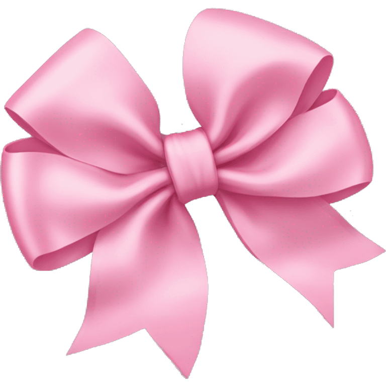 Baby pink bow emoji