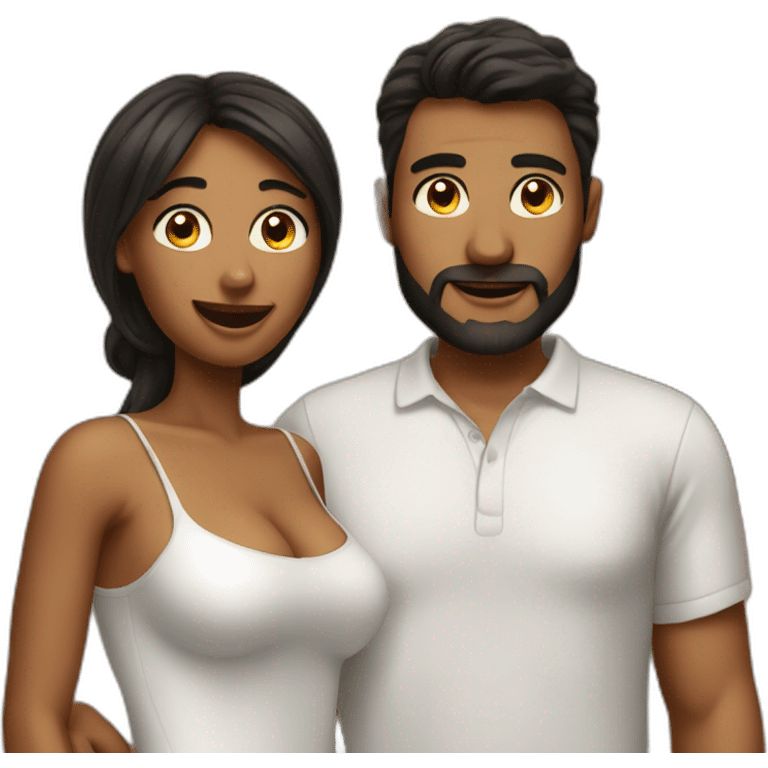 horny woman and man emoji