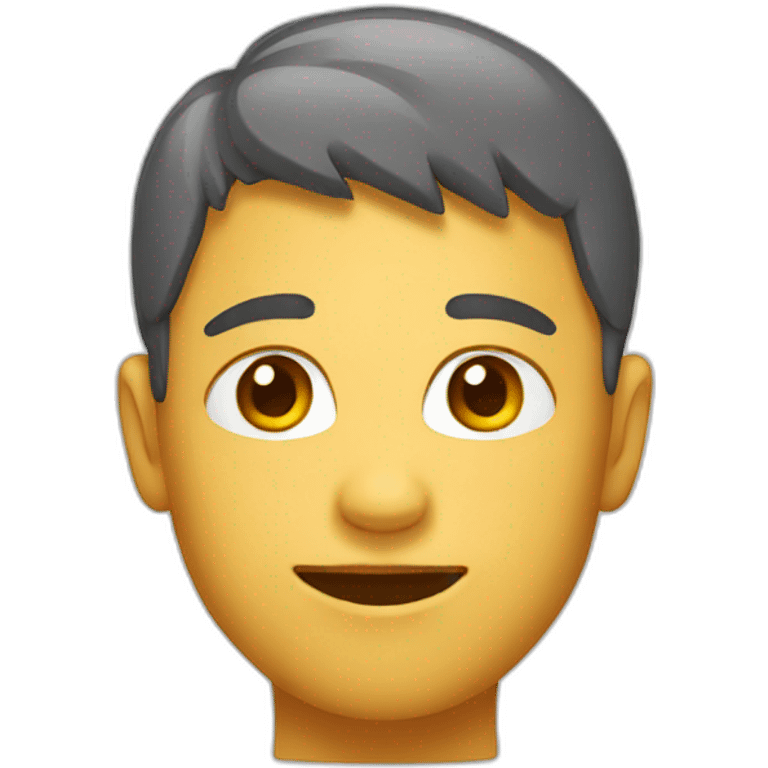 Face with feet showing behind head emoji