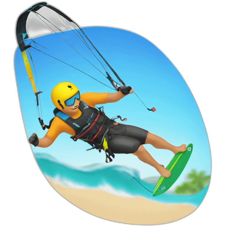 kitesurfer emoji