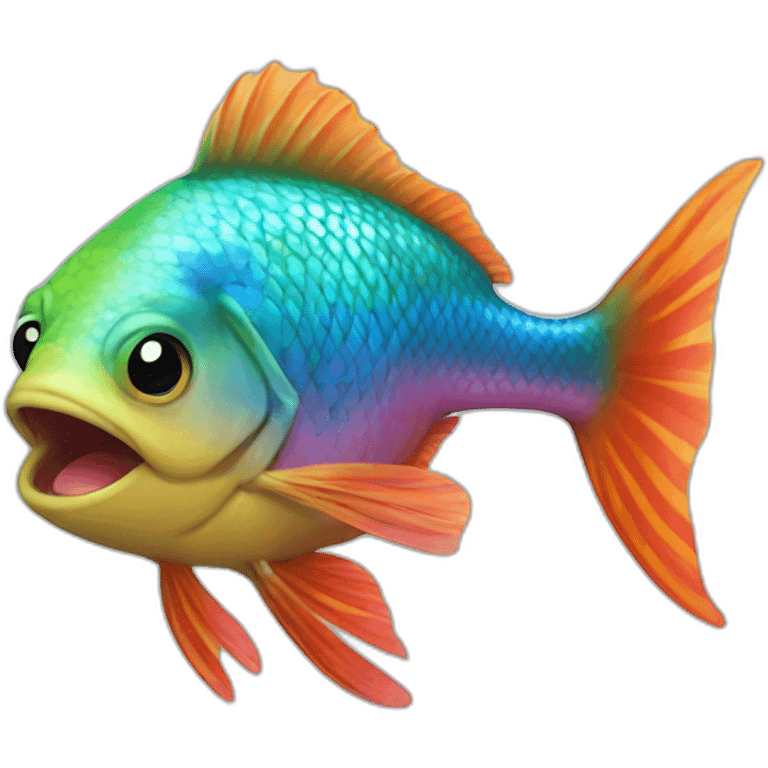 Gay fish emoji