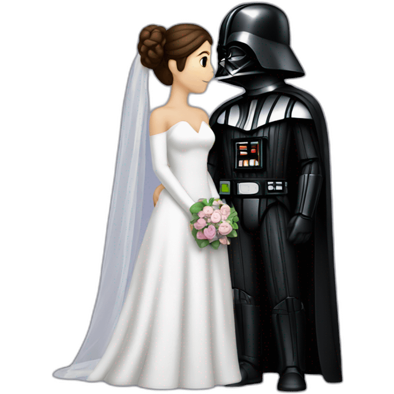 Darth Vader marries Leia emoji