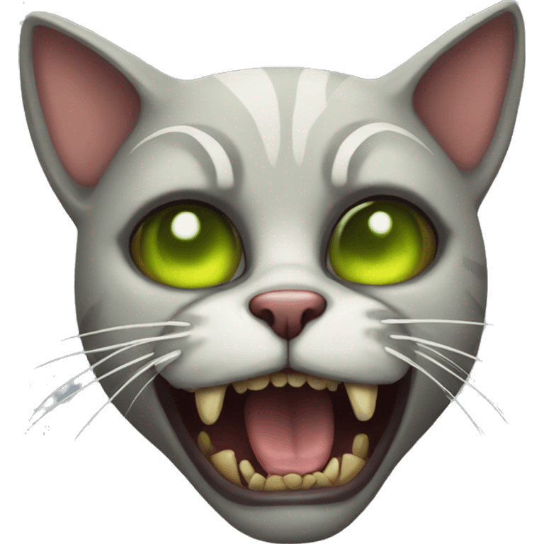 Cat zombie emoji