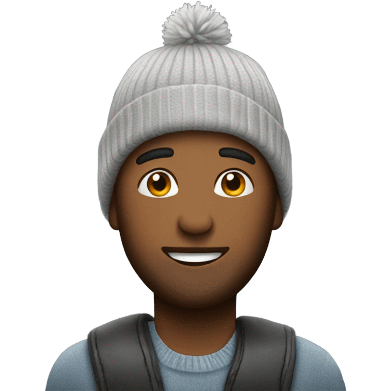 Man with beanie emoji