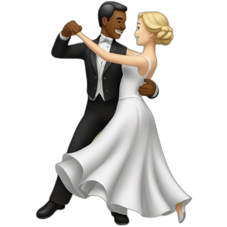 A man and a woman dancing waltz emoji