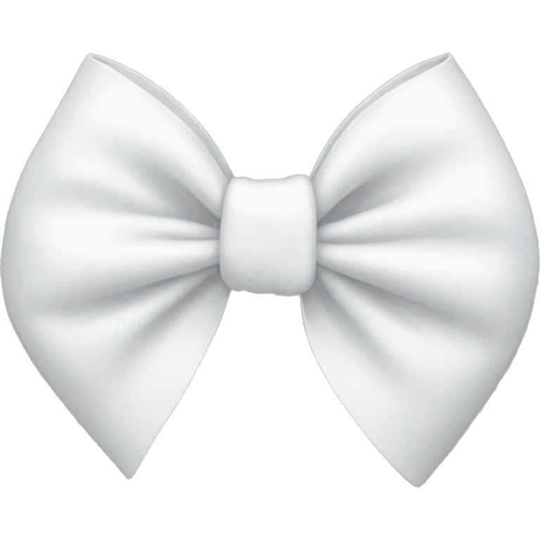 White bow emoji