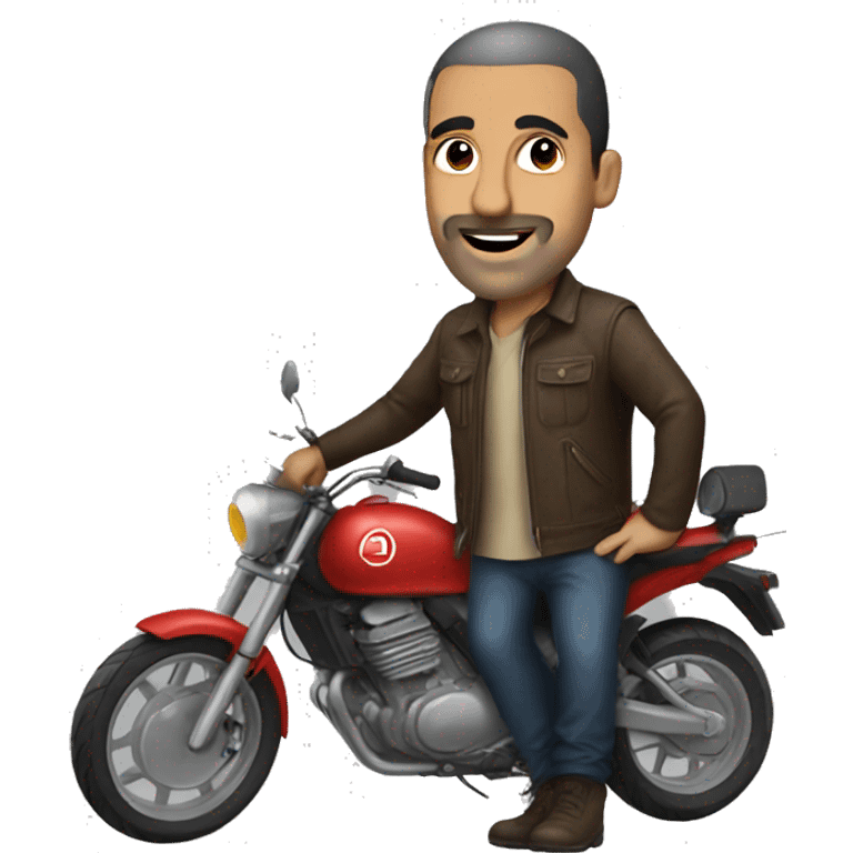 moto with armenian man emoji