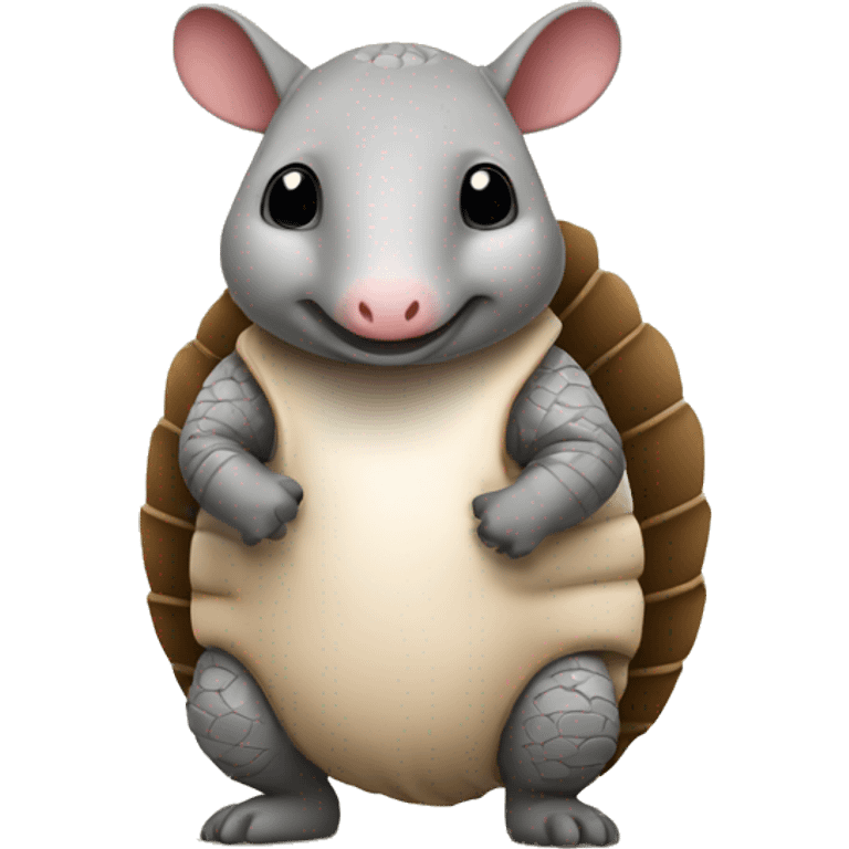 Cute Armadillo standing  emoji