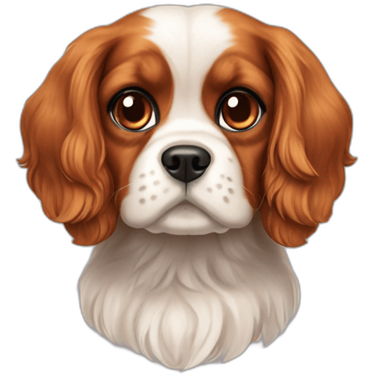 chien cavalier king charle emoji