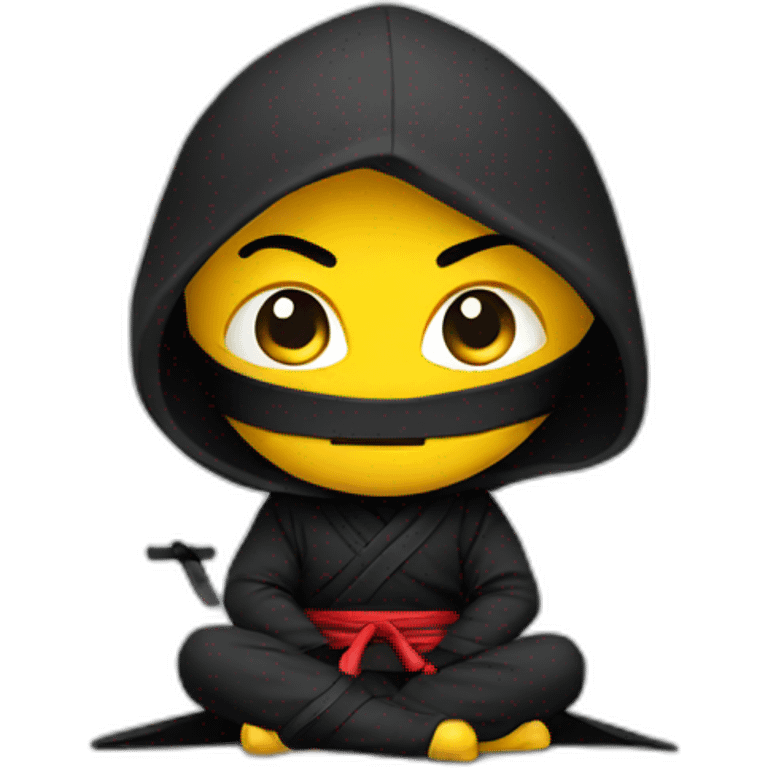 Ninja sitting emoji