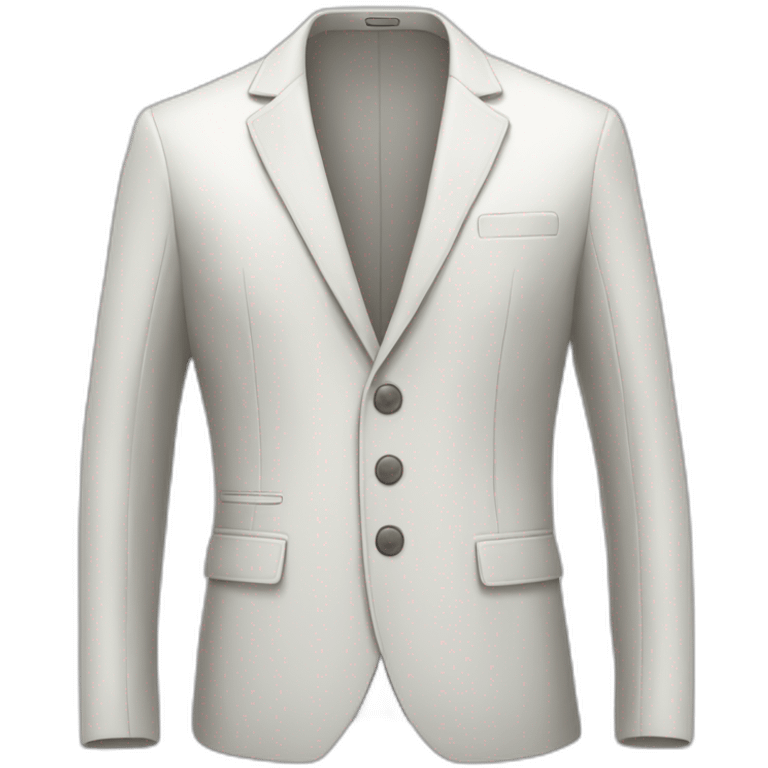 Jacket lapel on white background without the rest of the jacket  emoji