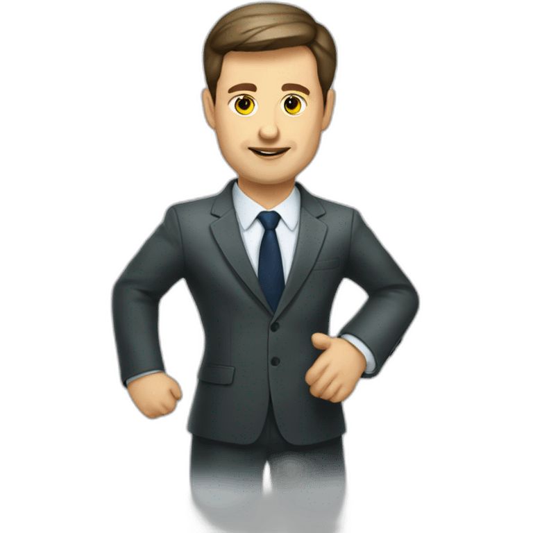 zelensky wwith apple emoji