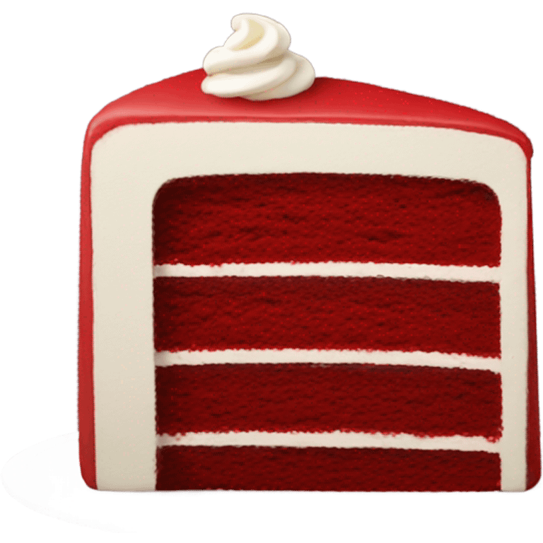 red velvet cake emoji