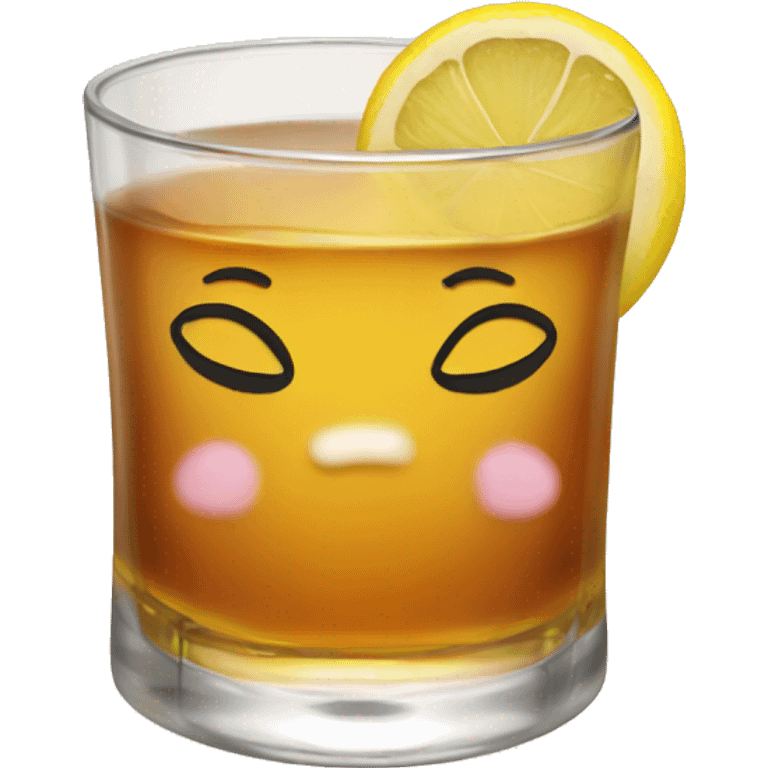 Whiskey sour  emoji