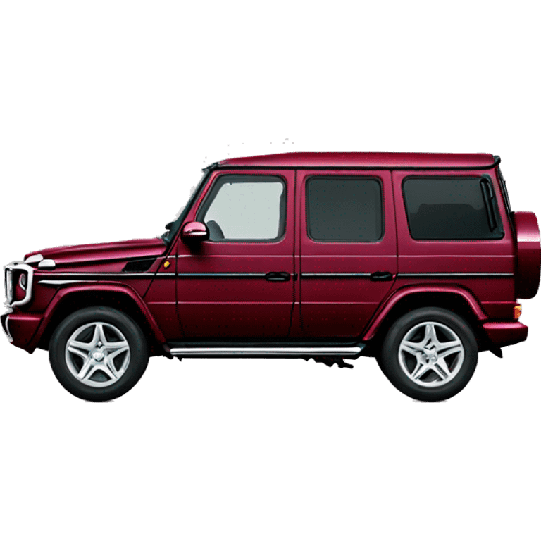 Burgundy G-class emoji