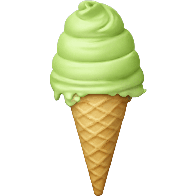 pistachio ice cream emoji