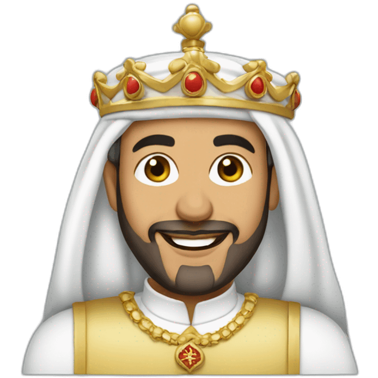 King Mohammed 6 of morocco emoji