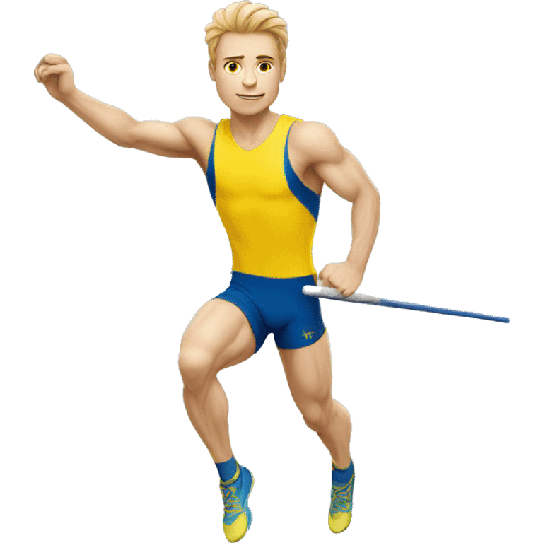 Pole vault male sweden emoji