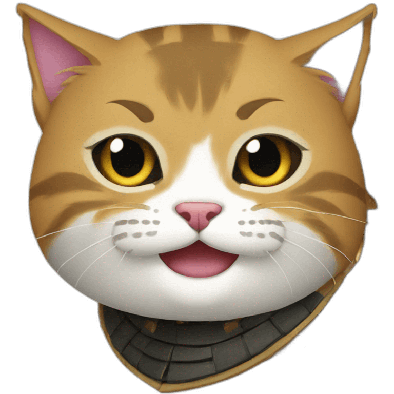 samurai cat emoji