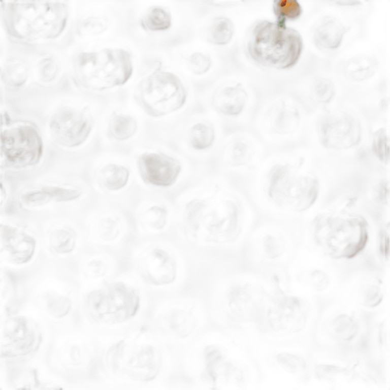 Orange Trick or treat bag with jack-o’-lantern face emoji