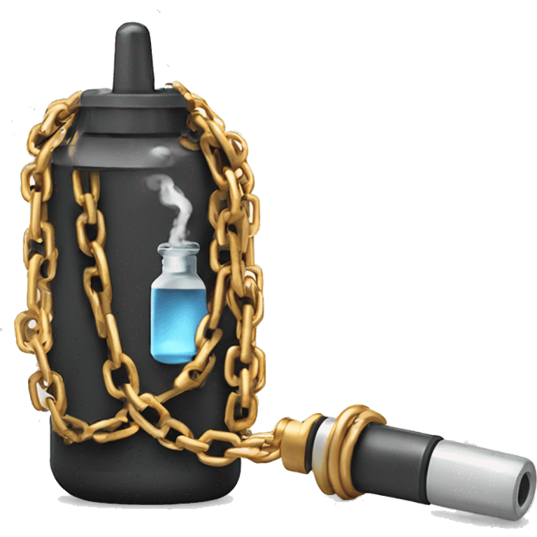 vape in chains emoji