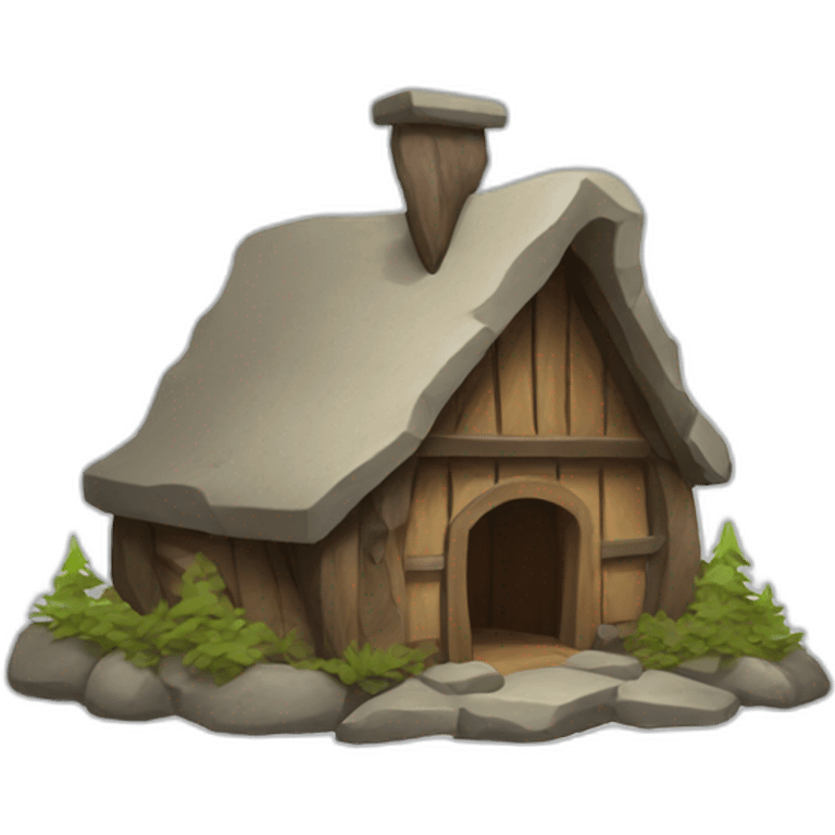 mountain shelter emoji