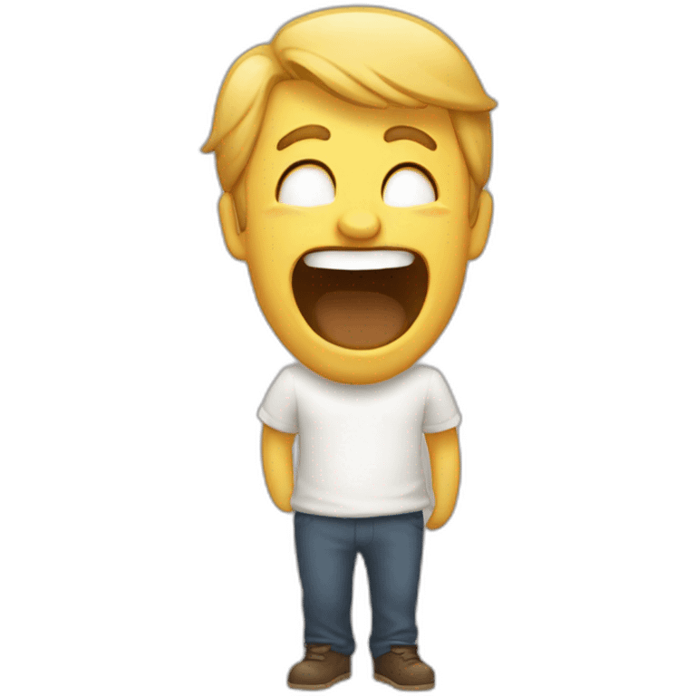 Laughing man emoji