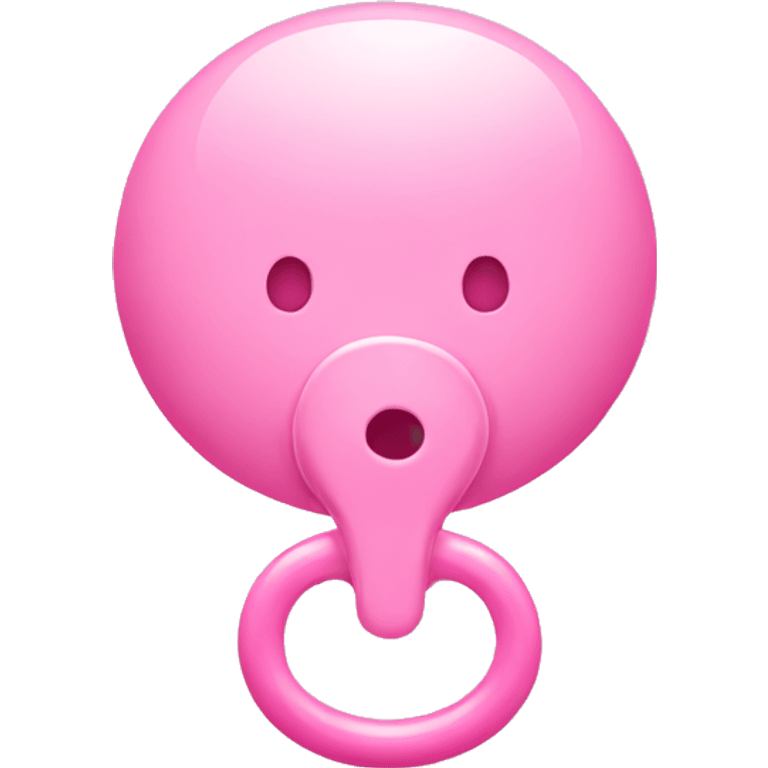 pink pacifier emoji