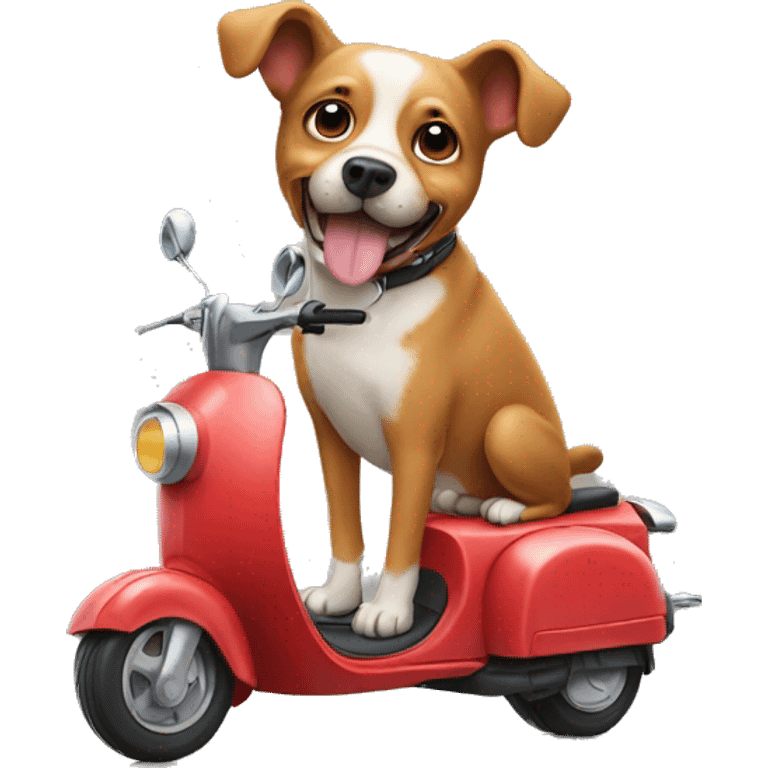 dog on a scooter emoji